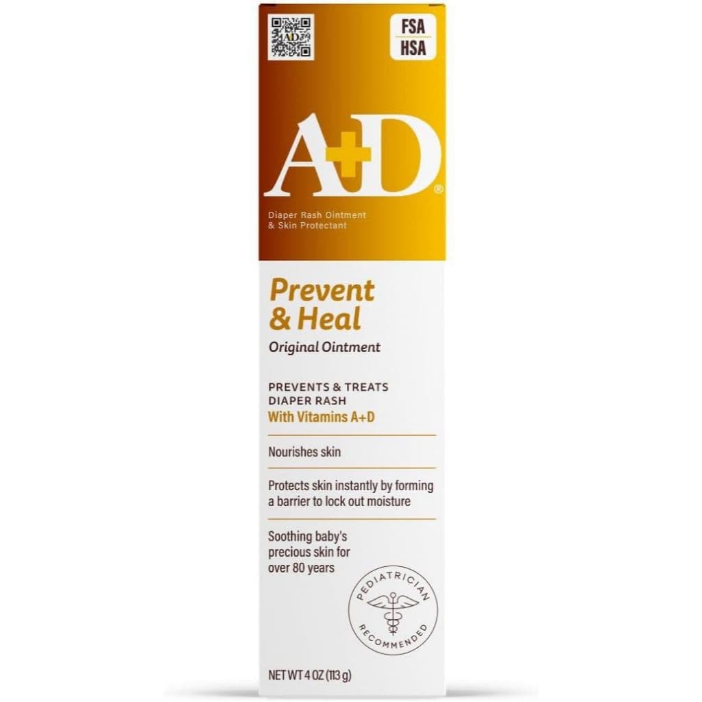 Pomada A+D Prevent & Heal Original 113g Assaduras Bebê Vitaminas A e D Importada