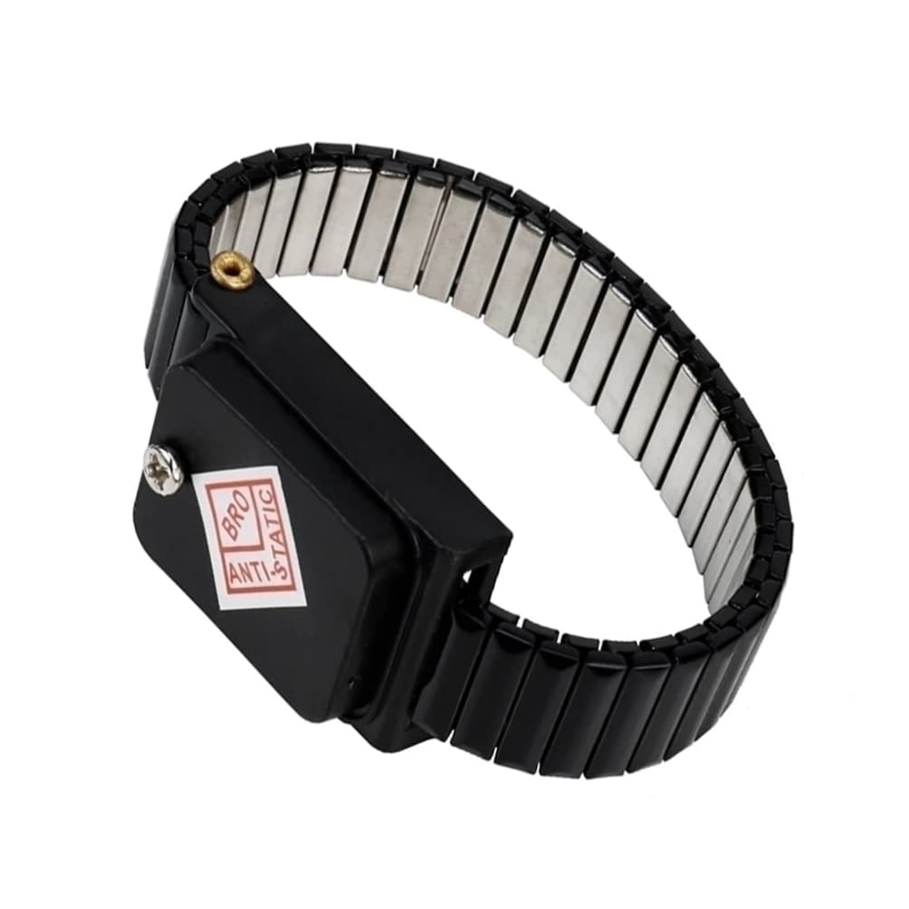 Pulseira Antiestatica sem fio Preta