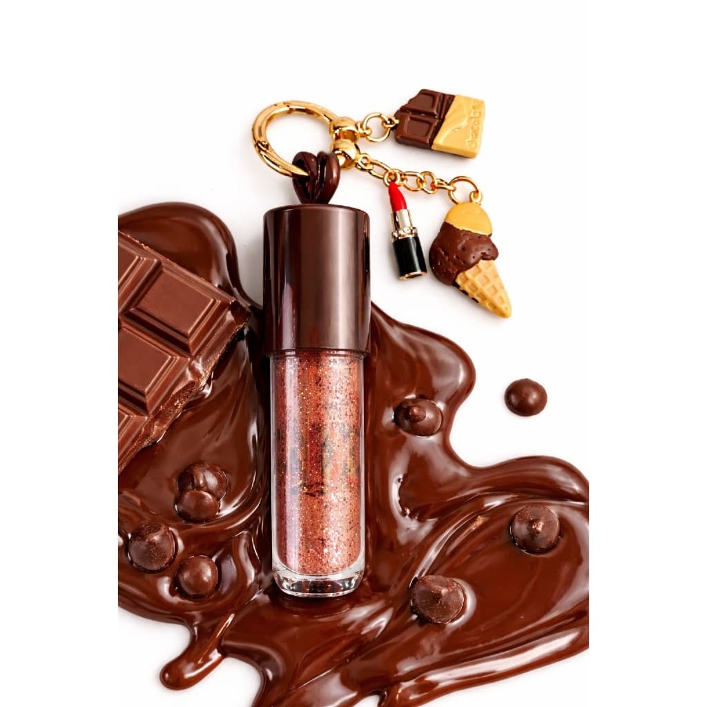 Lip Gloss Chocolate com Chaveiro - Miss Victory
