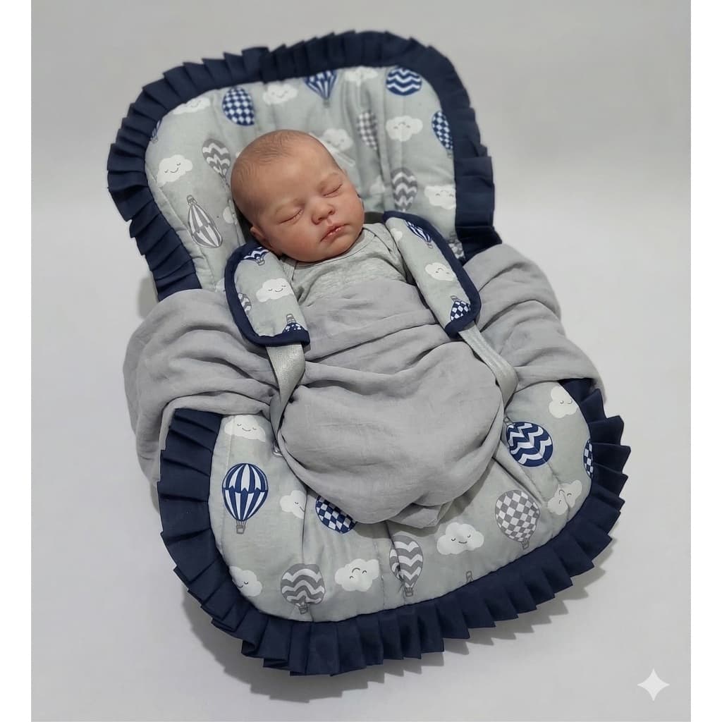 Capa para Bebê Conforto Macio com Tecido Estampado 100% Algodão Tamanho Universal