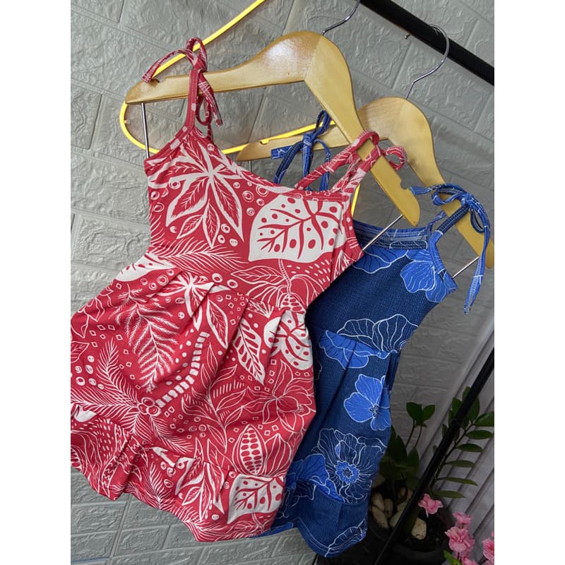 Kit Vestido Com 2 Unidades Estampado Moda Infantil Suplex Tendência Verão