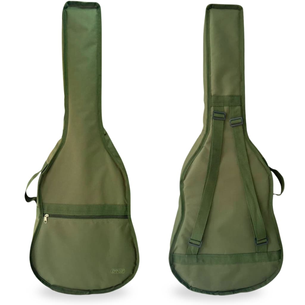 Capa Bag para violão clássico folk luxo acolchoada Verde