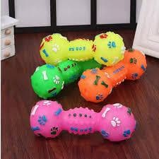 Brinquedo para pet Halteres Ossos