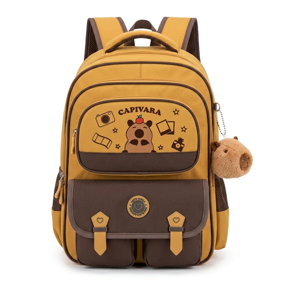 Mochila Escolar Juvenil Da Capivara