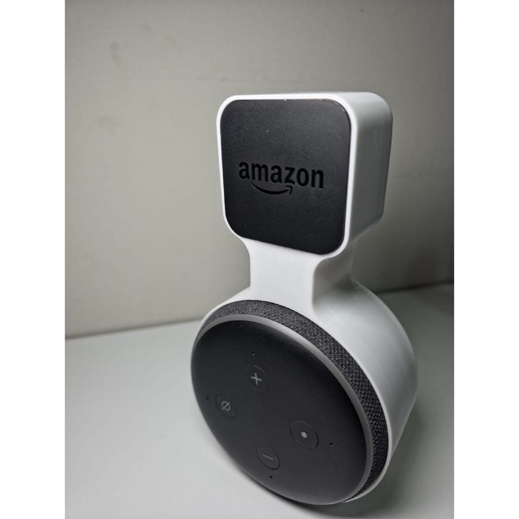 Suporte Para Alexa Echo Dot 3 3ª Geração Organizador De Cabos Embutido Acessório
