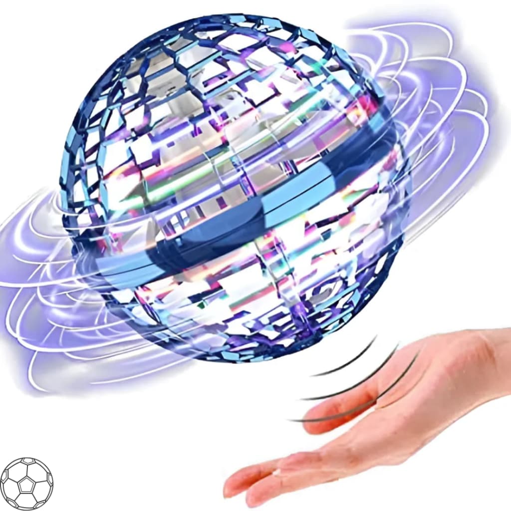 Bola Spinner Voadora Drone Led Usb Brinquedo Mágico Divertido