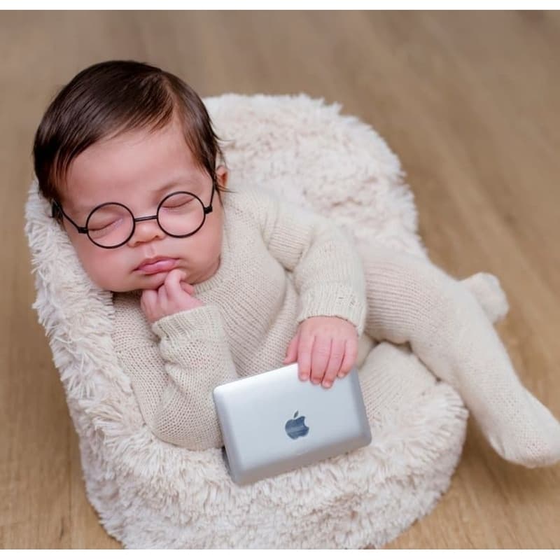 Macacão Newborn Tricô Pés Fechados | Roupa Bebê Ensaio Fotográfico Props
