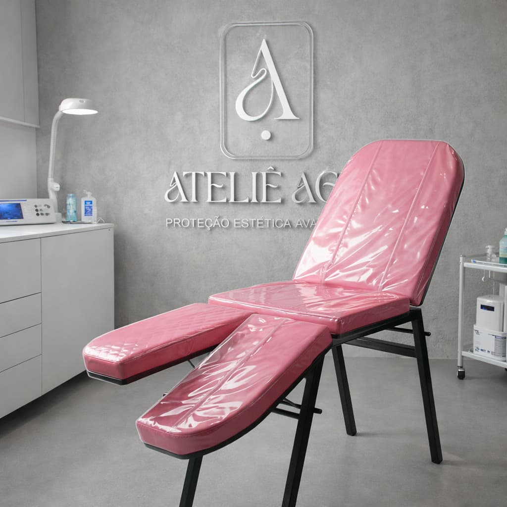 CAPA PROTETORA PARA MACA 3 POSIÇÕES COM PERNA BI-ARTICULADA PARA TATOO/ESTÉTICA/PODOLOGIA