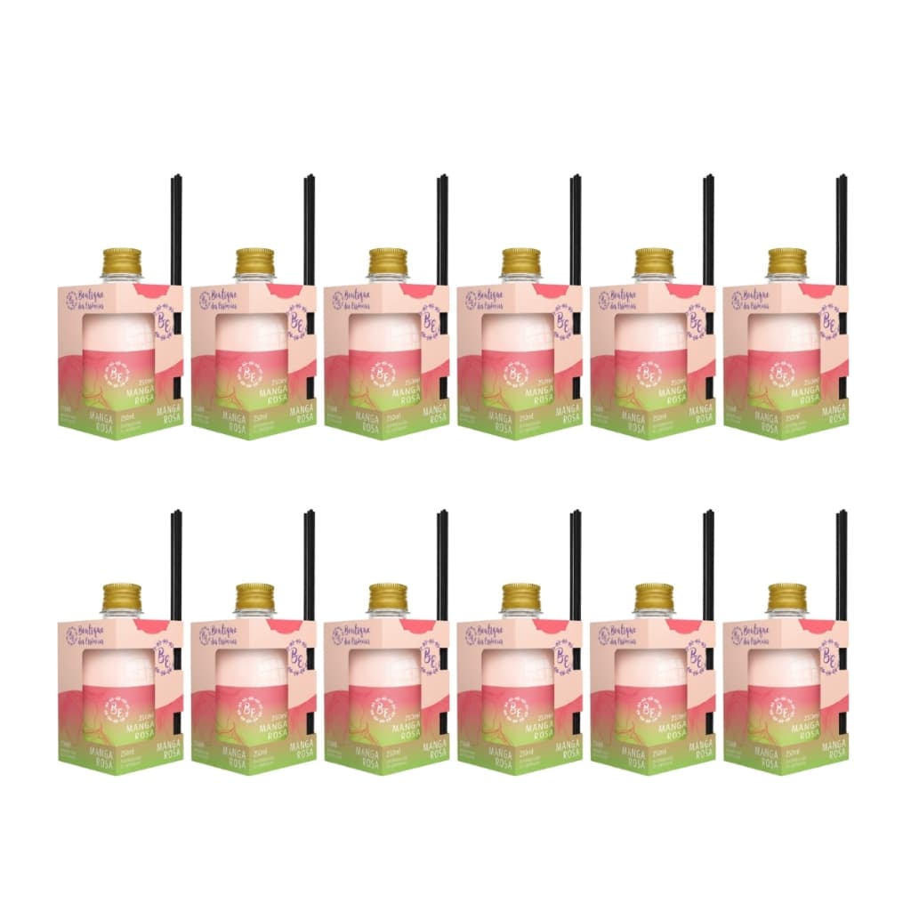 CAIXA com 12 Aromatizadores de Ambiente - MANGA ROSA