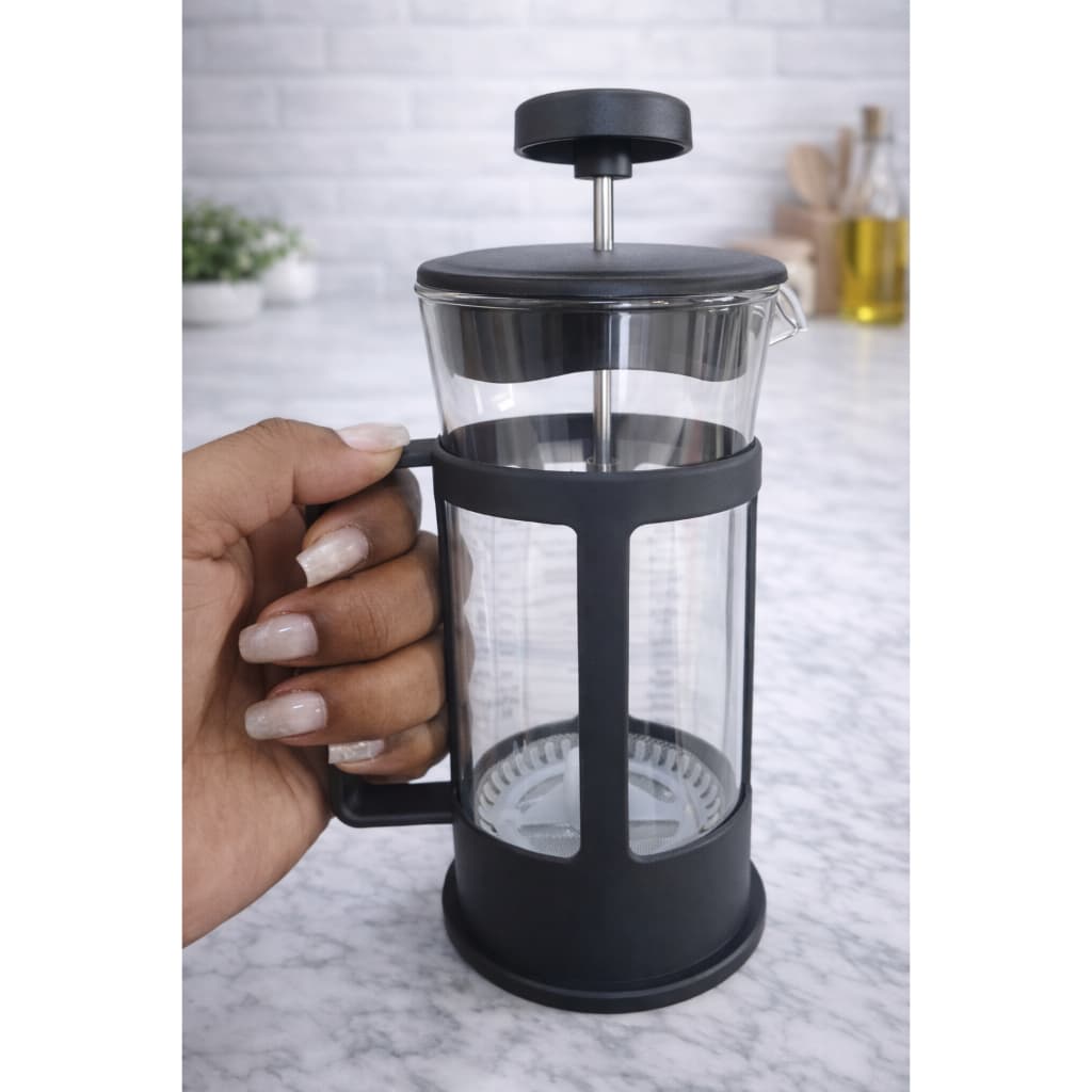 Cafeteira Francesa 300ml Prensa Francesa Café leite Chá Cafezinho Cremeira leite cremoso Resistente  de Vidro