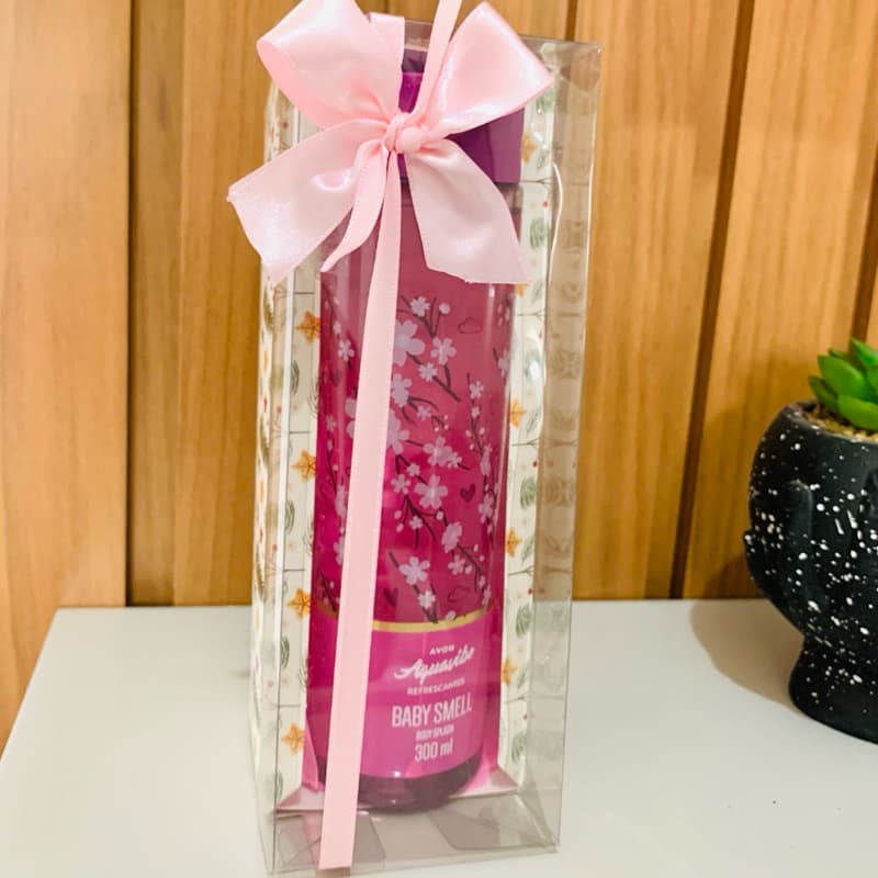 Presente Dia das Mães Body Splash 300ml + Embalagem Premium com Laço 🎁 Kit Perfumado Delicado