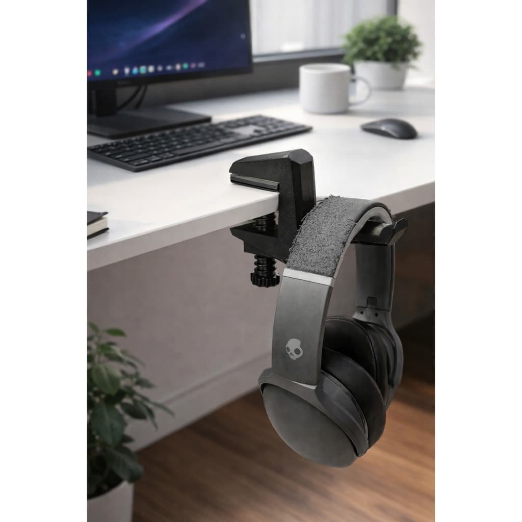 Suporte para Headset Gamer de Mesa com Fixação Regulável | Organizador de Fone de Ouvido | Suporte Universal para Mesa .