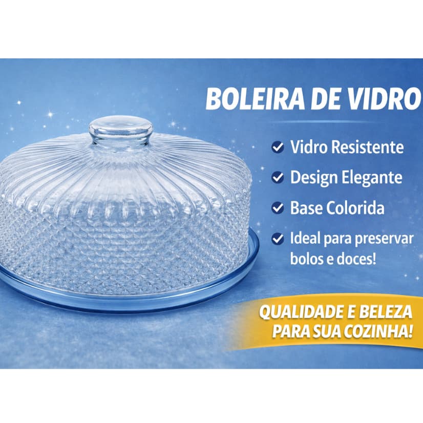 Conjunto Boleira Bico De Jaca Sem Pé Vitazza Porta Bolo Decorativa Cores Variadas