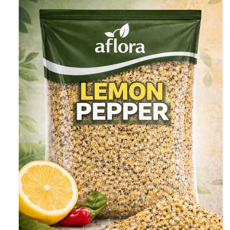Lemon Pepper Tempero Natural, original, gourmet, completo, cítrico, oriental e completo.