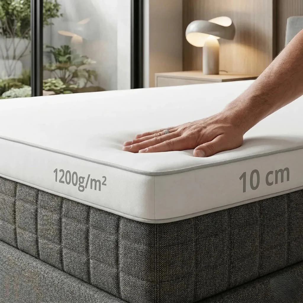 Pillow Top Cama Viúva 10cm + 1200gm 128x188 Solteirão Protetor Colchão Premium 400 Fios Ultra Macio