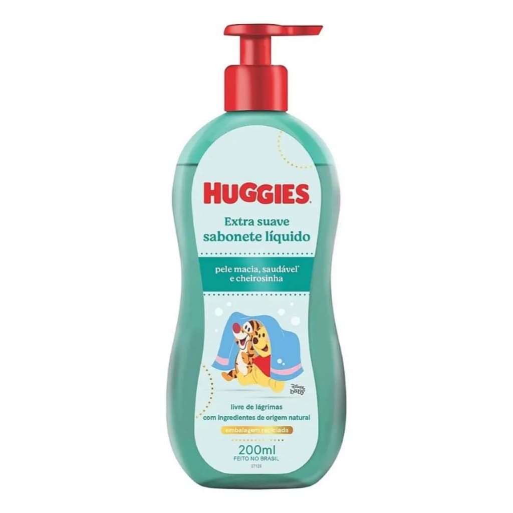 Sabonete Líquido Infantil Extra Suave Huggies 200ml