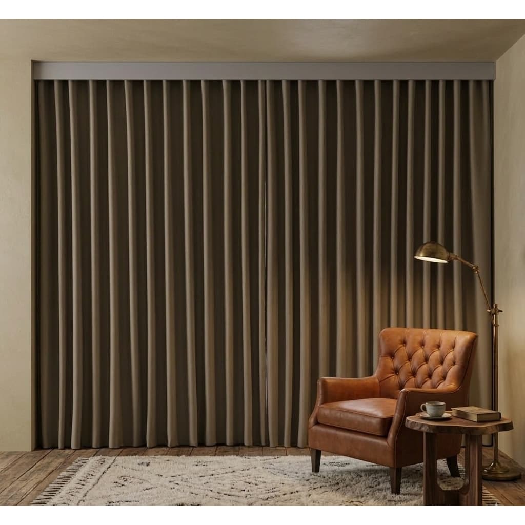 Cortina Blackout 3,00 X 2,70 Trilho Suiço Em Tecido