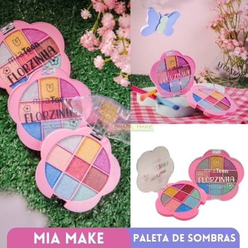 Mia Make Tenn Paleta de Sombras Florzinha
