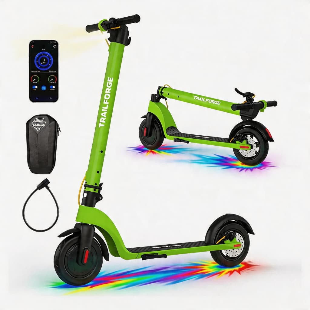 Trailforge X7 Patinete Elétrico 7,10” 500W Bateria Removível