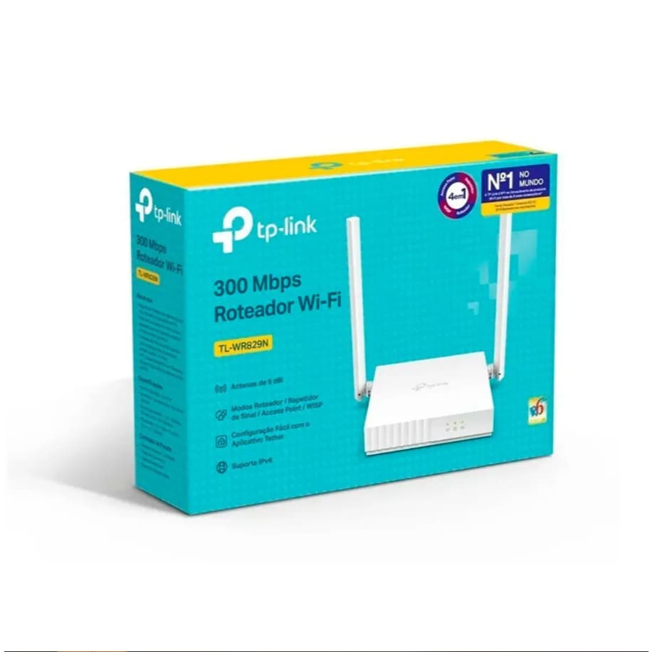 Roteador Wireless Multimodo 300 Mbps N300 Tl-wr829n Branco Tp-link