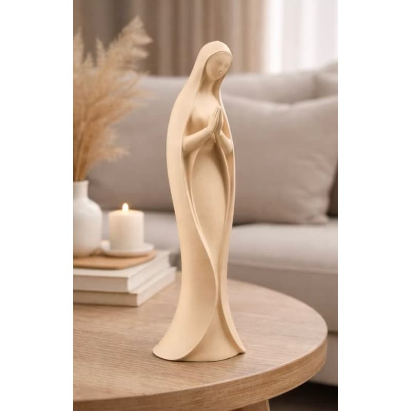 Nossa Senhora minimalista 20cm 3D decoração ,religioso.