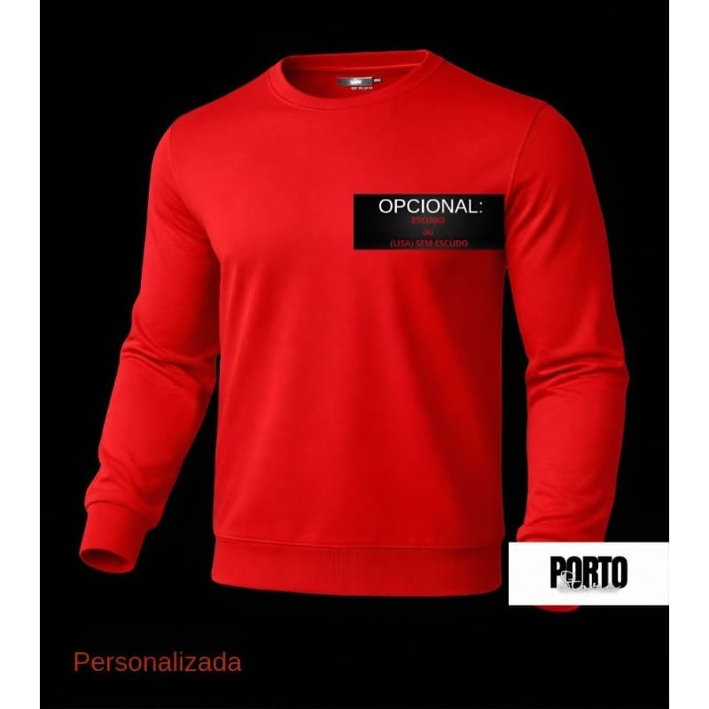 Blusa de frio agasalho moletom do internac!onal personalizado time sem capuz na promoção