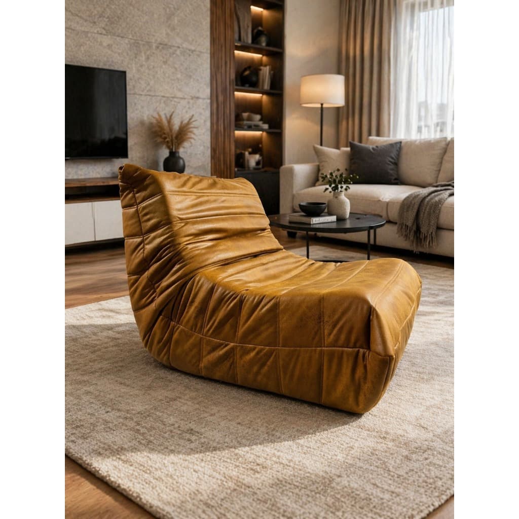 Poltrona Estilo Togo em Bouclé Design Atemporal Sala E Quarto