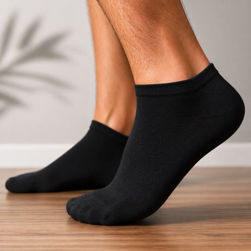 Kit até 12 Pares Meias Masculina Soquete Cano Curto 38 Ao 44 Meia de Algodão Preto ou Branco