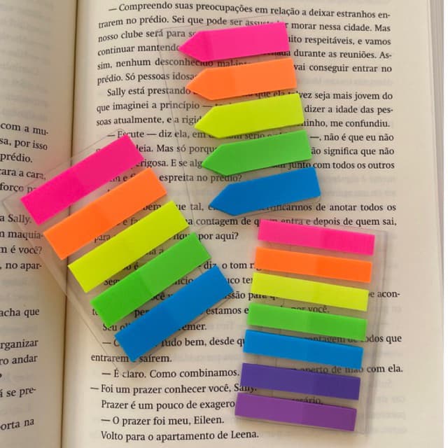 Kit post its 360/480 folhas! / post its livros / post its para marcar livros / flags fininhas