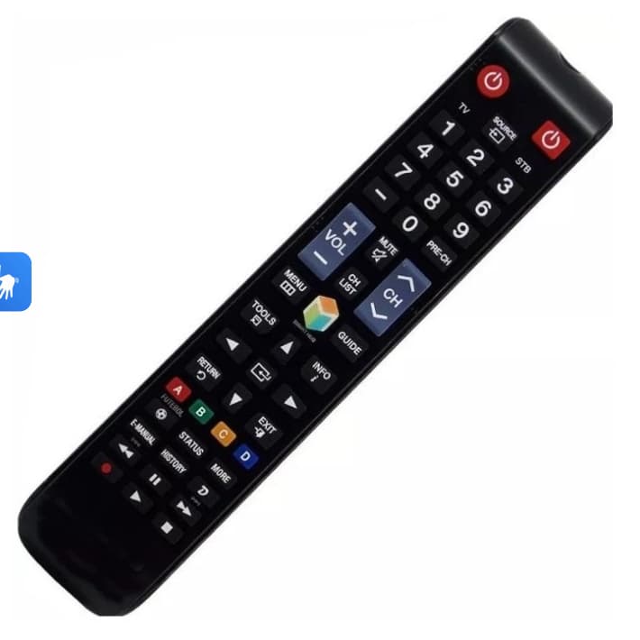Controle R.tv Lcd/led Samsung Smart Tv Função 3d/futebol