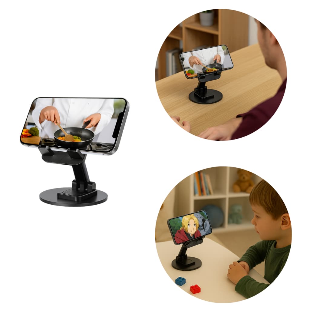 Suporte Para Celular e Tablet Giratório 360 Graus