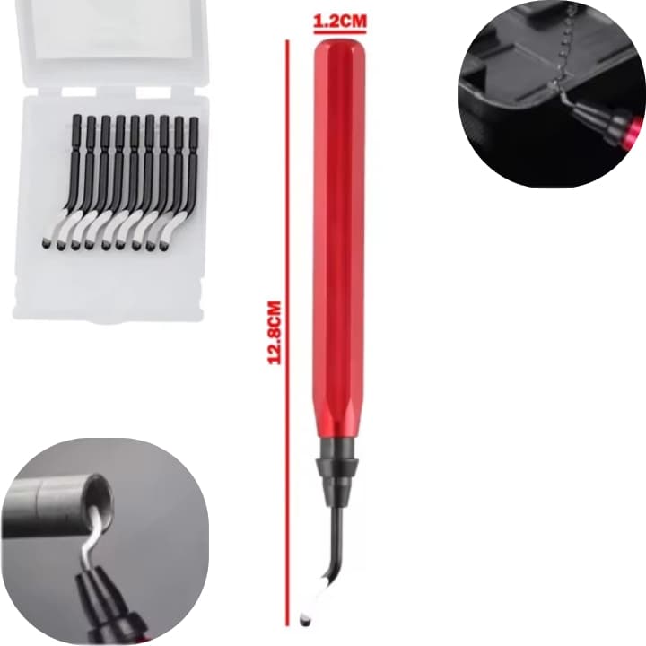 Ferramenta Removedor de Rebarba Rebarbador Manual de metal 11 Lâminas HSS