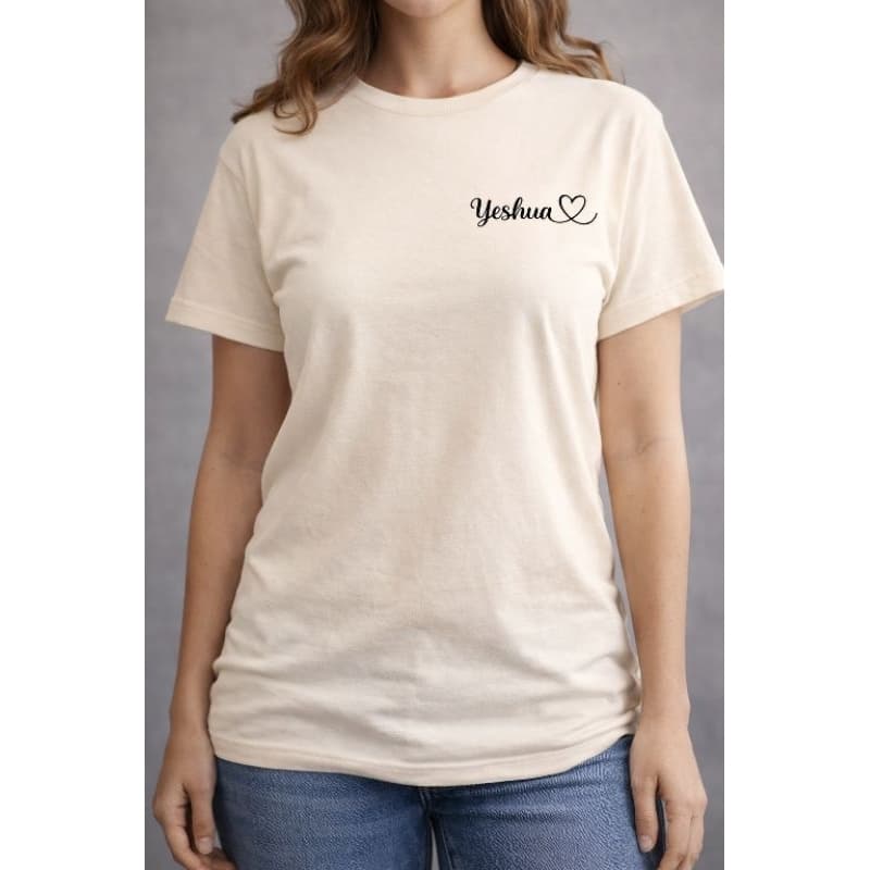 Camiseta Feminina Yeshua Ele Vem Camiseta Básica Casual Religiosa