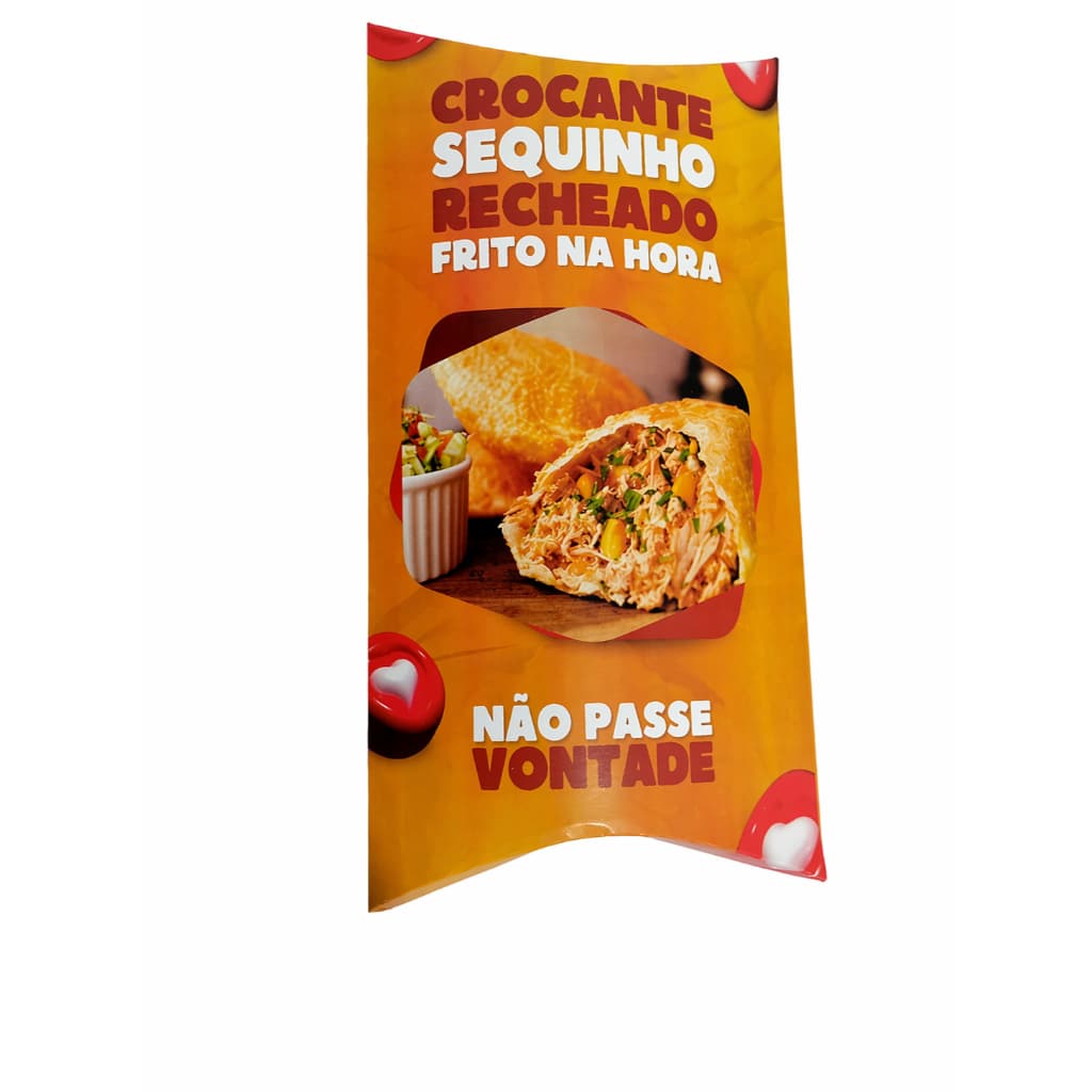 Caixa de Pastel Duplex Para Delivery M Viagem Profissional