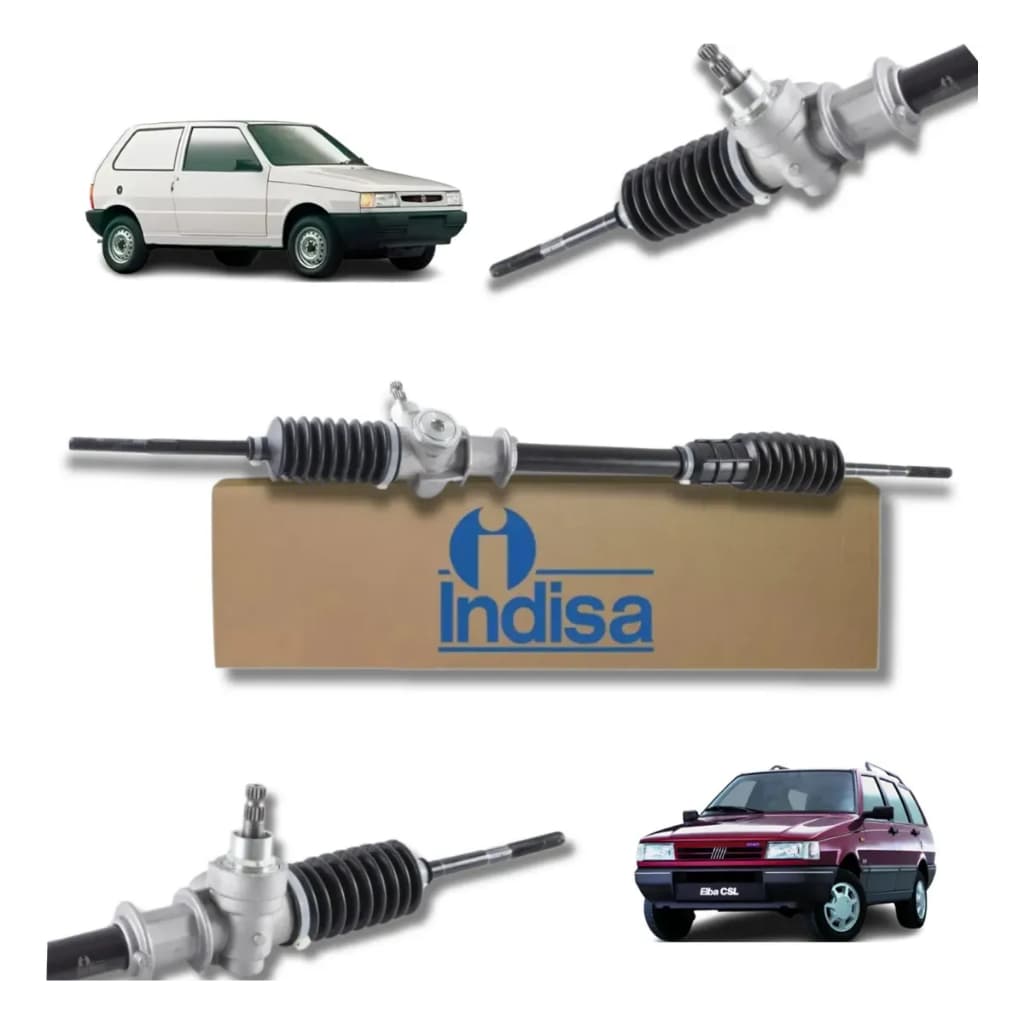 Setor Caixa de Direção Fiat Uno Mille Furgão Fiorino 1.0 1.3 1.4 1992 Até 2014 Sem Pino Com Axial