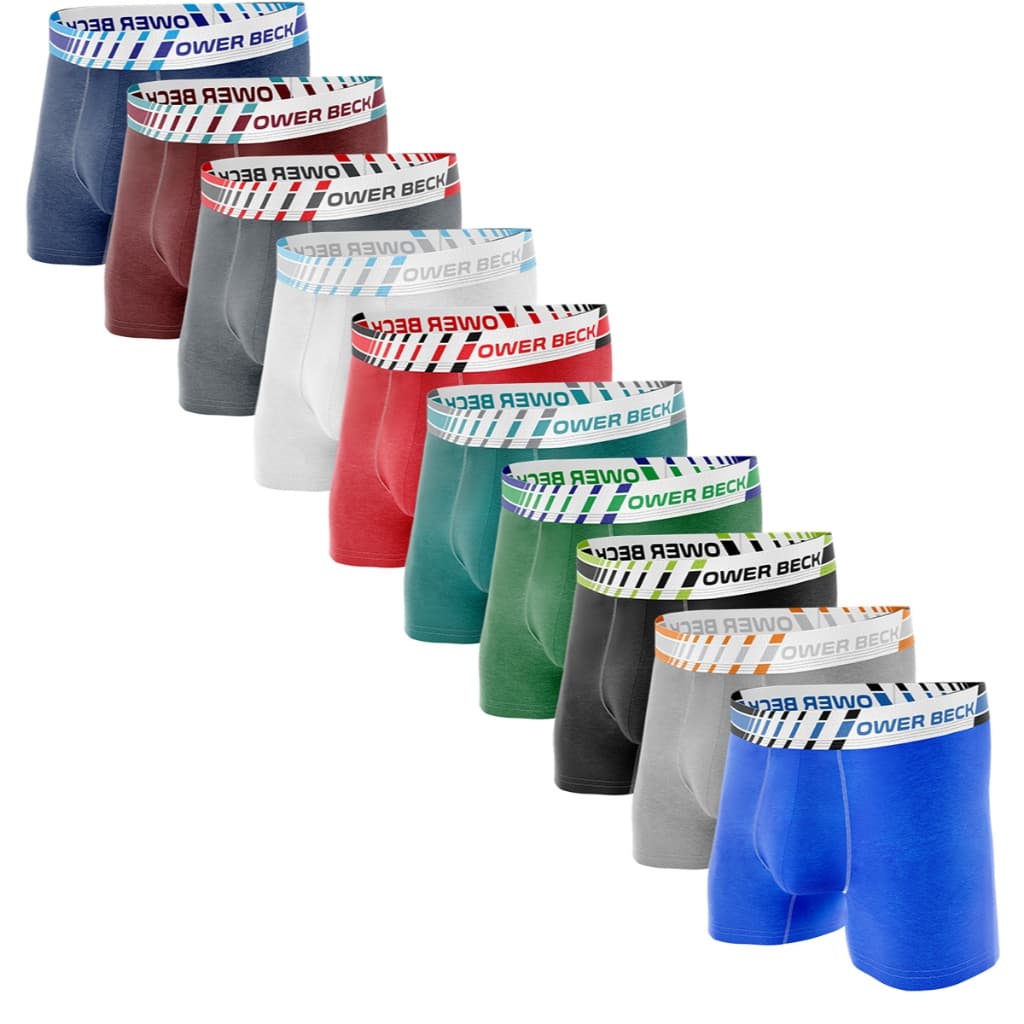 Kit 10 Cuecas Boxer Microfibra Adulto Forrada Coeca Original