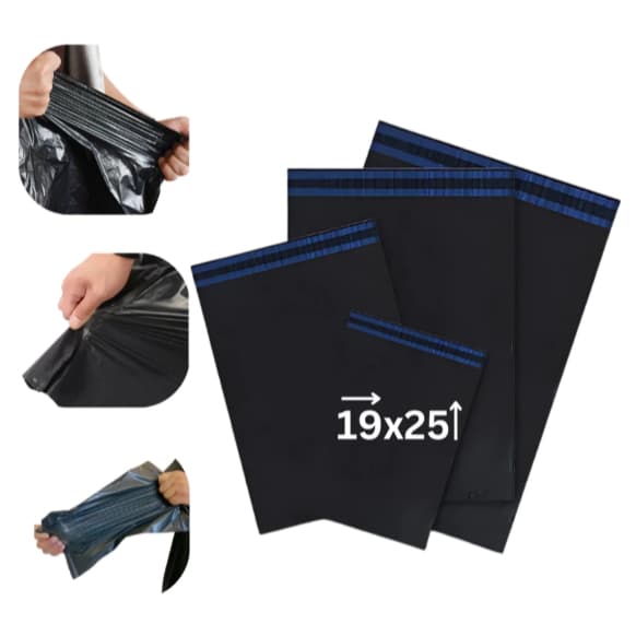 Envelope Segurança Embalagem Envio Tamanho 19x25 1000 Unidades Saco Plástico Correios Express