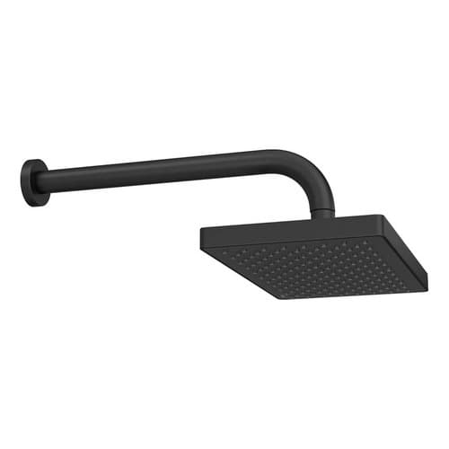 Chuveiro de Parede Deca Flex Max Retangular Preto Matte