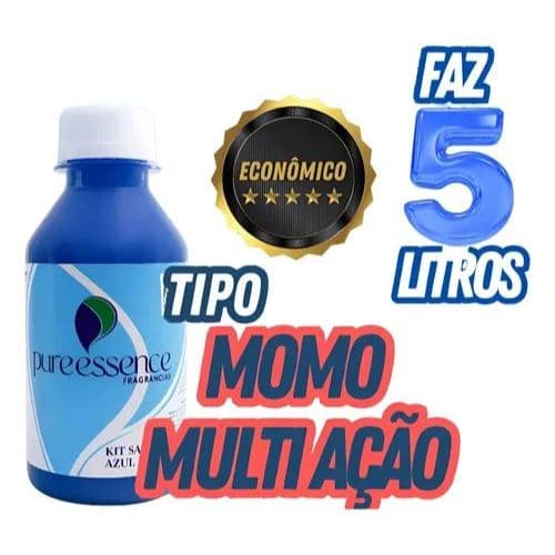 Base Para Sabao Liquido Concentrado Completo Faz 5 Lt Azul
