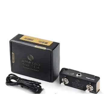Pedal Controlador Hotone Ampero Switch FS-1 Prateado com Cabo TRS
