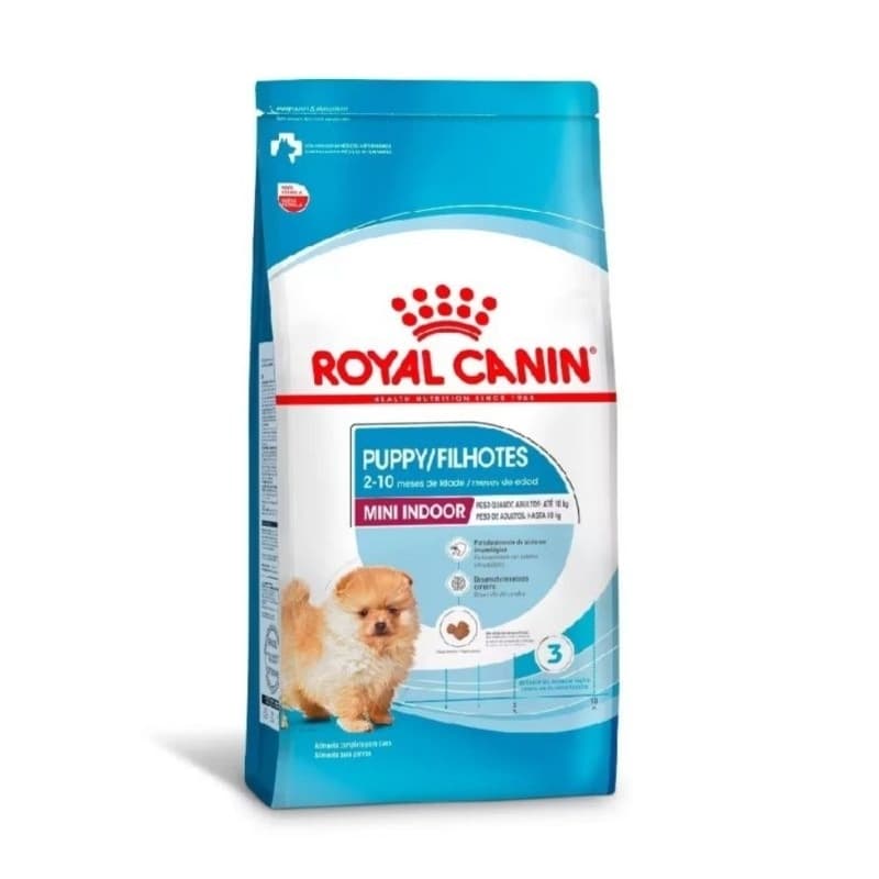 Ração Royal Canin Mini Indoor Puppy Cães Filhotes Júnior 2,5 kg