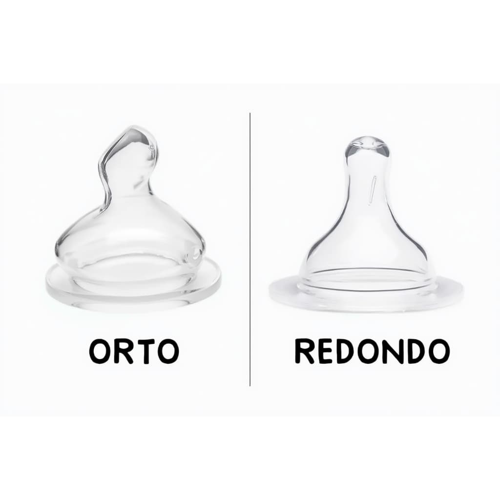 Bico BIG Mamadeira Universal Ortodôntico e Redondo 100% Silicone