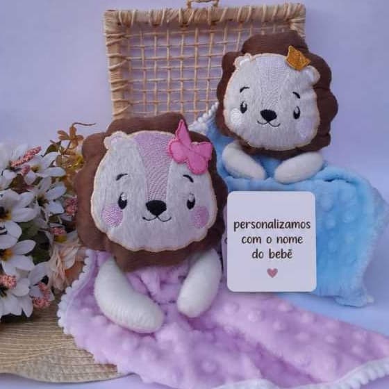 Naninha personalizada com nome leãozinho