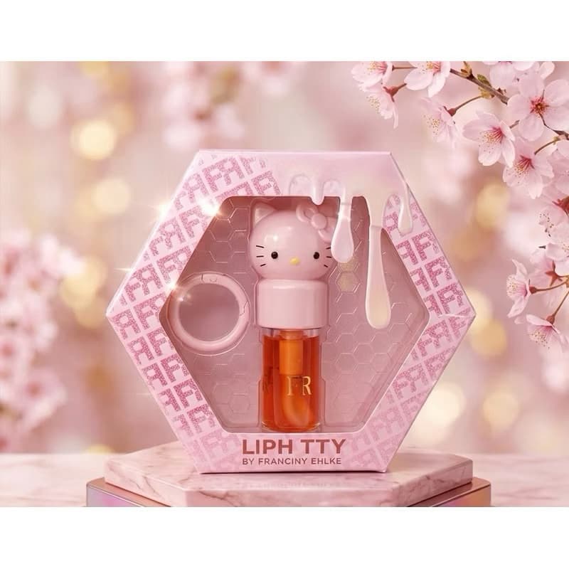 Gloss Labial Hello Kitty Hidratante com Brilho | Fofo & Charmoso