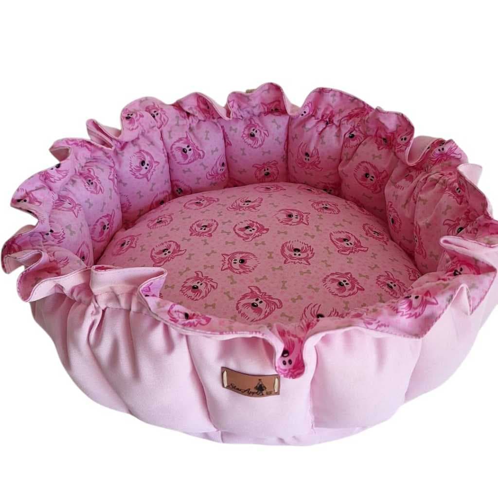 Cama caminha Pet 40cm vira colchonete cães, gatos, cachorros Lavável regulagem de tamanho e formato