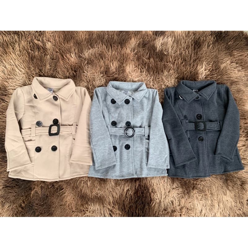 CASACO INFANTIL AQUECE SUPER BEM MENINA TRECH COUT MODA INFANTIL ROUPAS DE FRIO/INVERNO