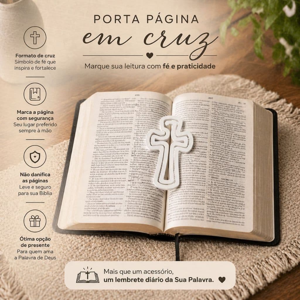 Marca pagina - Marcador de pagina de cruz  Marcadores de pagina - Igreja Brinde Jesus Evangelico Cristianismo Espirito