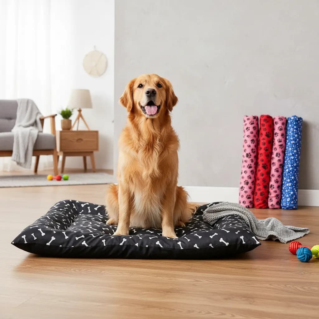 Cama Pet Colchonete Almofada Macio Para Cachorro ou Gato Pet com Zíper Confortável