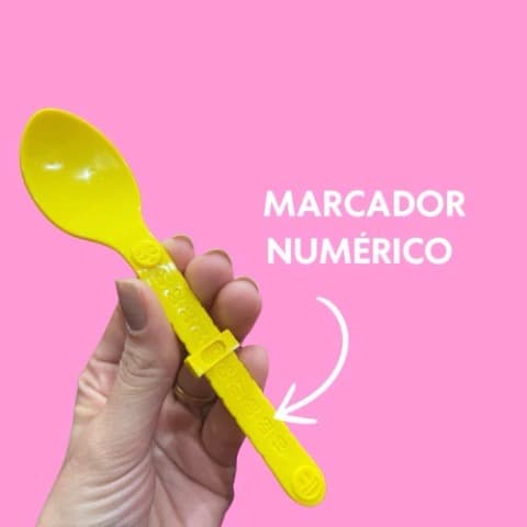 Colher Interativa Infantil - Kit com 2 Unidades | Cores Vibrantes | Alimentação Divertida e Educativa Colher Infantil