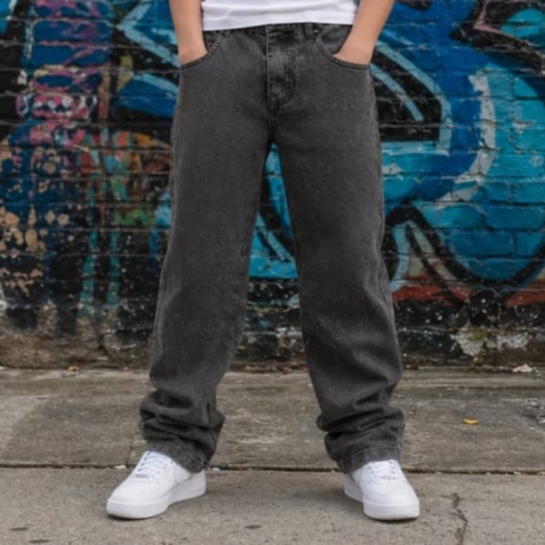 Calça Jeans Balão Baggy Masculina Infantil Juvenil Premium